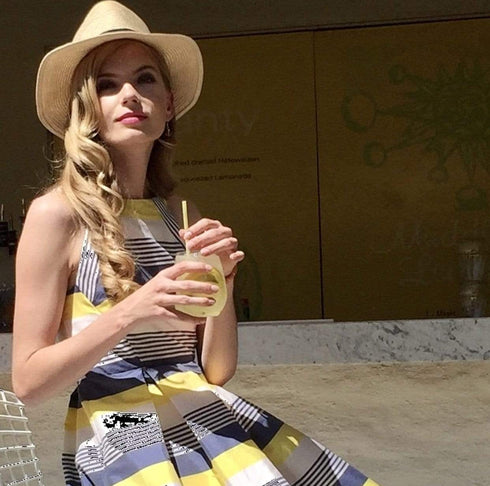 Mandy Dress - Gold
